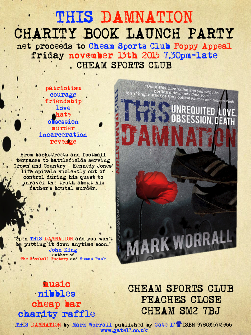 This Damnation book launch invite 13November2015